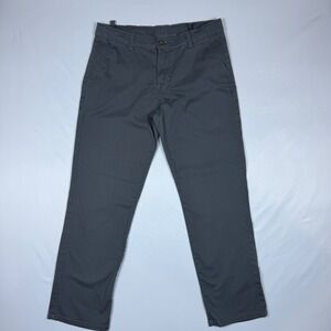 Chaps Boys Husky Chino Pants Size 14 Dark Gray Stretch Twill HUFDC008 Adjustable